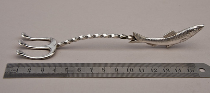 Russian Silver Sardine Fork - Novgorod - Featured Twice in Silver Magazine